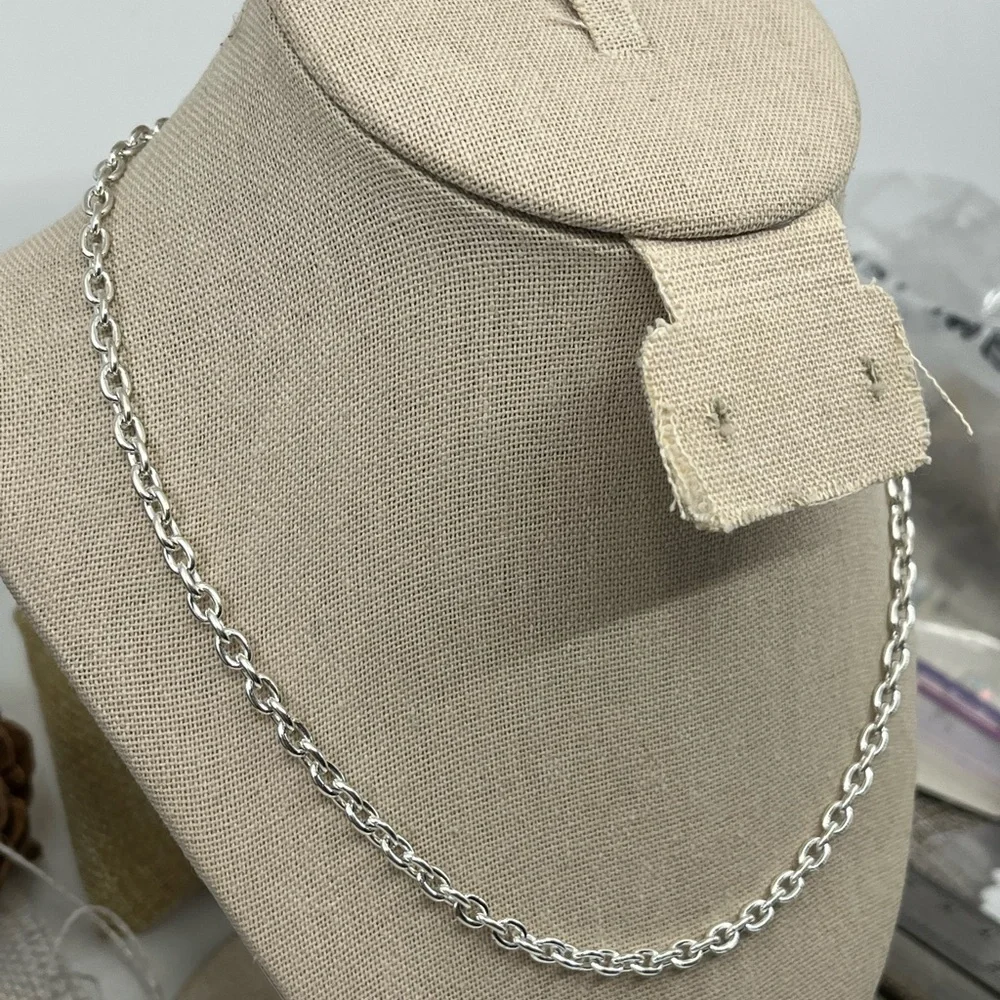 Timeless 925 Sterling Silver Rope Chain Necklace – 18” - Picture 6 of 16